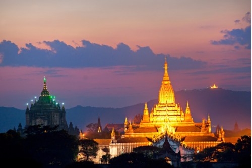 Sunset In Bagan