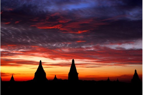 Sunset In Bagan